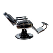 Dark Slate Gray K-Concept Winston Barber Chair - Black