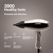 Slate Gray Elchim 3900 Healthy Ionic Titanum Edition Hair Dryer