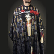 Black BaBylissPRO BARBERology GoldFX Barber Cape