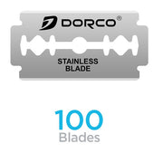 Gray Dorco ST300 Platinum Extra Double Edge Razor Blade ,100 Blades