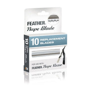 Dim Gray Feather Nape Blades, 10 Count