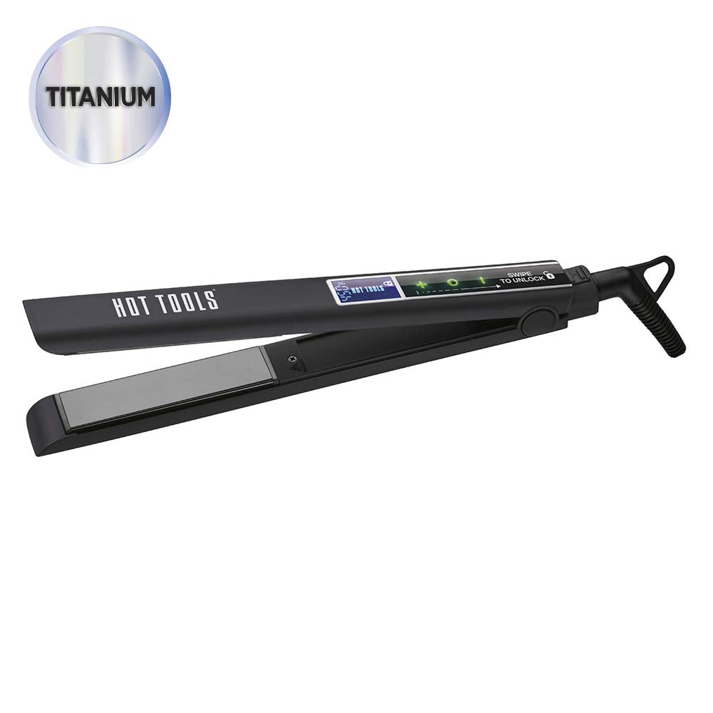 Hot Tools Titanium Smart Touch Salon Flat Iron 1 HT7113F