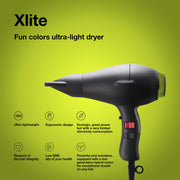 Yellow Green Elchim XLite Ionic Ceramic Hair Dryer