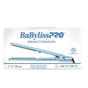Slate Gray BaBylissPRO Nano Titanium Vented Ionic Flat Iron, 1-1/2 Inch