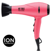 Black Hot Tools Turbo Ionic Hair Dryer - Black/Pink