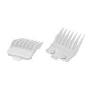 Light Gray StyleCraft Universal Magnetic DUB Clipper Guards 8 Pack - White