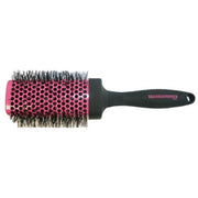 Rosy Brown Thermoceramic Squargonomics Hot Curl Brush - Pink