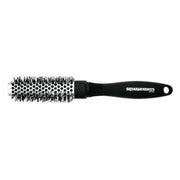 Light Gray Thermoceramic Squargonomics Hot Curl Brush - Silver