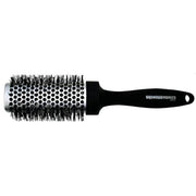 Black Thermoceramic Squargonomics Hot Curl Brush - Silver