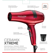 BaBylissPRO Ceramix Xtreme Hair Dryer - Red