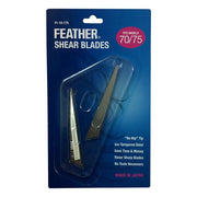 Midnight Blue Feather Switch Blade Shear Blades #70/75 - 7.5"