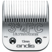 Light Gray Andis UltraEdge Detachable Blade, Size 3 3/4FC