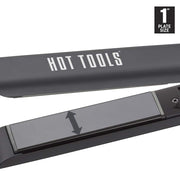 Dim Gray Hot Tools Titanium Smart Touch Salon Flat Iron  1"