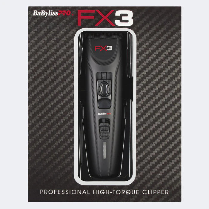 BaBylissPRO FX3 Black Clipper - Trimmer & Double Foil Shaver Combo BaBylissPRO FX3 Black Clipper - Trimmer & Double Foil Shaver Combo