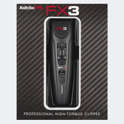 BaBylissPRO FX3 Black Clipper - Trimmer & Double Foil Shaver Combo