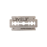Dark Gray L3VEL3 Double Edge Razor Blades - 100 Count