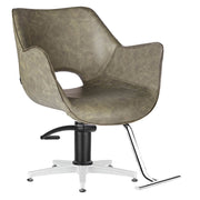 Dim Gray Comfortel Chloe Sage Green Styling Chair