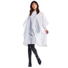 Light Gray Betty Dain Whisper Styling Cape - Snap Closure - White