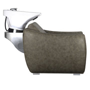 Dim Gray Comfortel Hazel Sage Green Shampoo System with White Basin