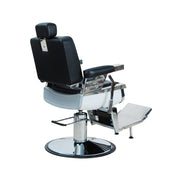 Light Gray K-Concept Lincoln Barber Chair - Black