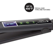 Dark Slate Gray Hot Tools Titanium Smart Touch Salon Flat Iron  1"