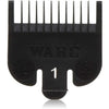 Dark Slate Gray Wahl #1 Nylon Cutting Guide Comb  - Black (1/8")