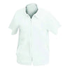 White Smoke The Shave Factory Barber Jacket Short Sleve White