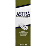 Astra Superior Platinum Double Edge Safety Razor Blade, 100 Count
