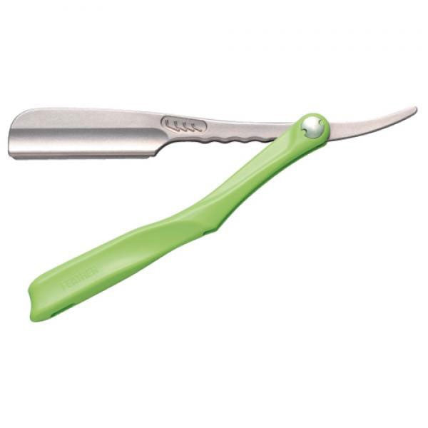 Feather Artist Club SS Folding Lime Razor F1-25-204
