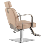 Rosy Brown Comfortel Lara Reclining Salon Chair Blush