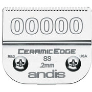 White Smoke Andis CeramicEdge Detachable Blade, Size 00000
