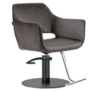 Dim Gray Comfortel Blake Styling Chair Textured Black