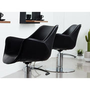 Black Comfortel Chloe Black Styling Chairs - 6 ct