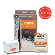 Light Gray Feather Black Styling Razor Standard Kit