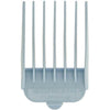 Dark Gray Wahl #8 Color-Coded Nylon Cutting Guide Comb - Lt. Blue ( 1")