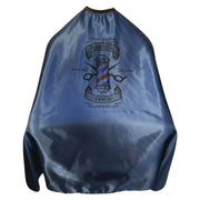 Dark Slate Blue The Shave Factory Barber Cape with Pole - Hook Closure