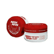 Brown Nishman Hair Styling Gel Wax B3 Flaming 5 oz