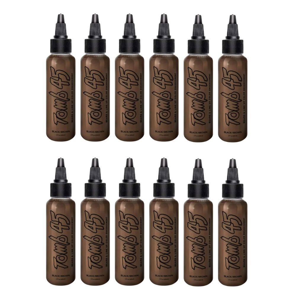 Tomb 45 'Brown/Black' Beard & Line-Up Color Enhancement — Authority Barber  & Beauty Supply