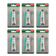 Dark Gray Clubman Moustache Wax  - Neutral 0.5 oz - 6 Pack