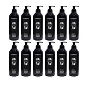 Black Gummy After Shave Cream Cologne Black 13.5 oz - Multipack