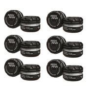 Dark Slate Gray Nishman Coloring Hair Styling Wax C3 - Dark Black 3.4 oz - 6 Pack