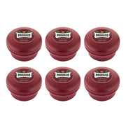 Sienna Proraso Shaving Soap in Bowl Sandalwood - Red 5.2 oz - Multipack