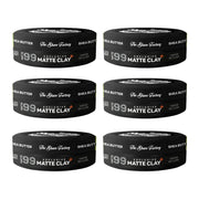 Black The Shave Factory Exclusive Matte Clay 99 Taper De Luxe 5.07 oz - 6 Pack