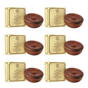 Tan Taylor of Old Bond Street Sandalwood Shaving Soap in Wooden Bowl 3.5 oz - 6 Pack