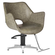 Dim Gray Comfortel Chloe Sage Green Styling Chair