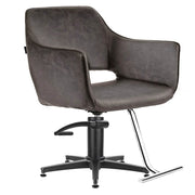 Dim Gray Comfortel Blake Styling Chair Textured Black