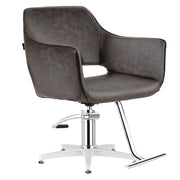 Dim Gray Comfortel Blake Styling Chair Textured Black