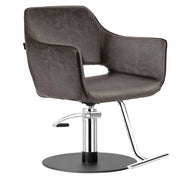 Dim Gray Comfortel Blake Styling Chair Textured Black