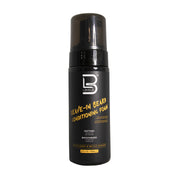 Dark Slate Gray L3VEL3 Leave-in Beard Conditioning Foam 5 oz - 6 Pack