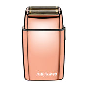 Tan BaBylissPRO Rose Gold LO-PRO FX Clipper & Trimmer with Double Foil Shaver
